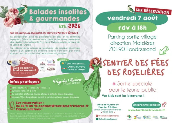 Sentier des fées des Roselières à Fondremand