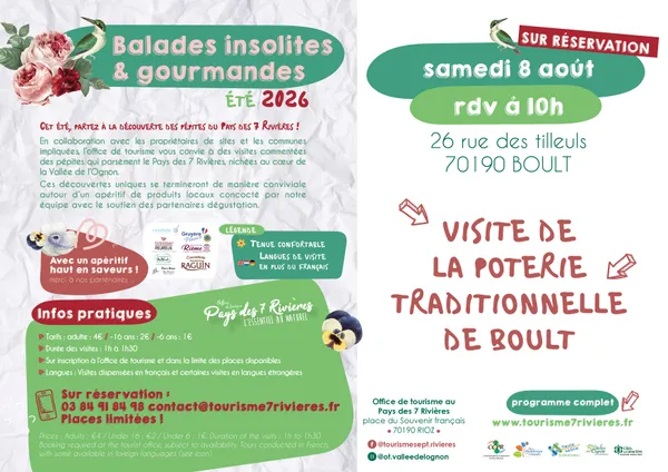 Visite de la poterie traditionnelle de Boult