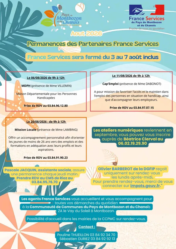 Permanences des Partenaires France Services