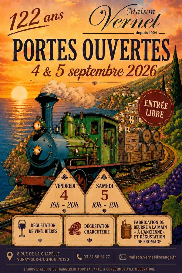 Portes ouvertes chez maison Vernet à Voray sue l'Ognon