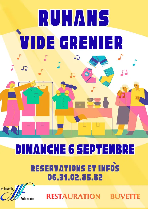 Vide grenier à Ruhans