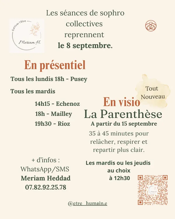 Séances sophro avec Meriam Heddad