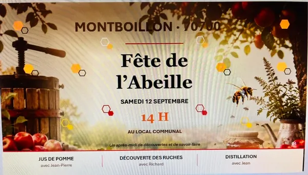 Fête de l'abeille à Montboillon