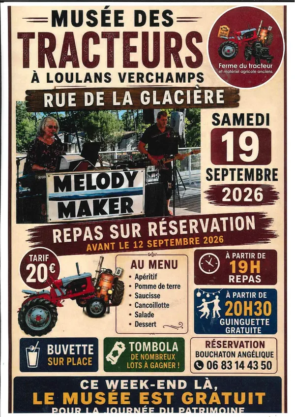 Musée des tracteurs à Loulans-Verchamp