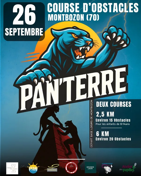 Course d'obstacles au PAN à Montbozon