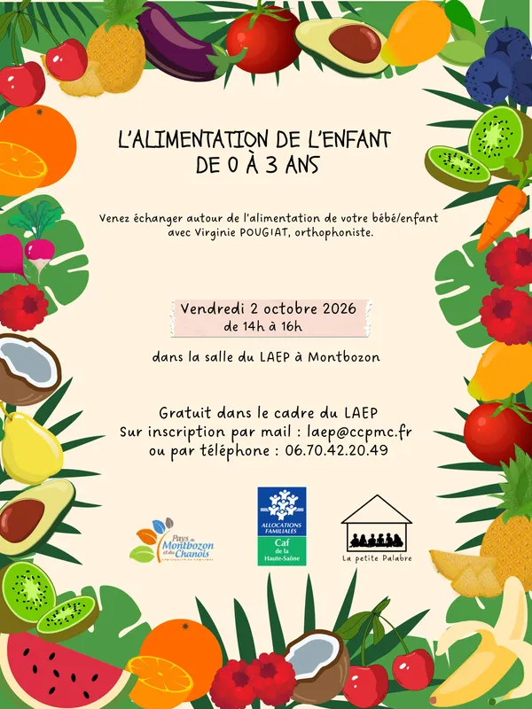 L'alimentation de l'enfant de 0 à 3 ans à Montbozon