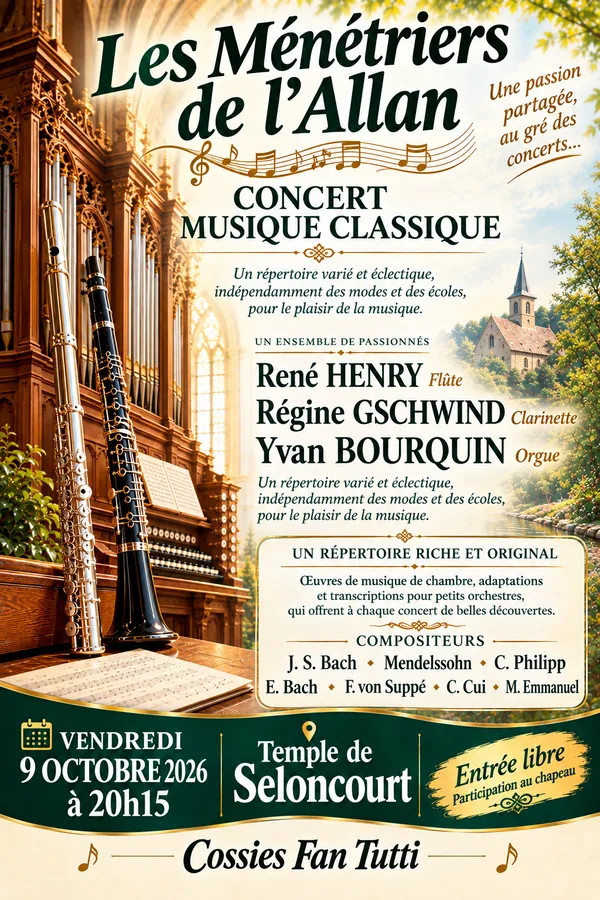 A SUPP Les Ménétriers de l'Allan - Musique classique
