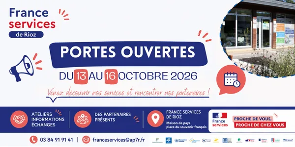 France Services Rioz vous ouvre ses portes en octobre