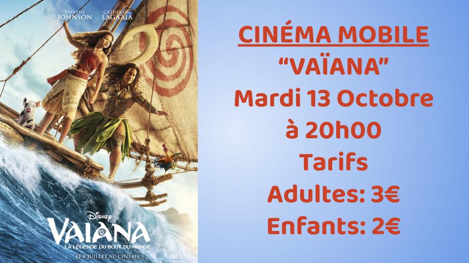 Cinéma à Rioz avec Vaiana