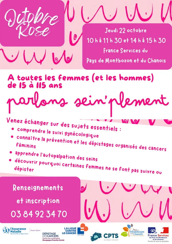 Temps d'échange sur le cancer à Montbozon