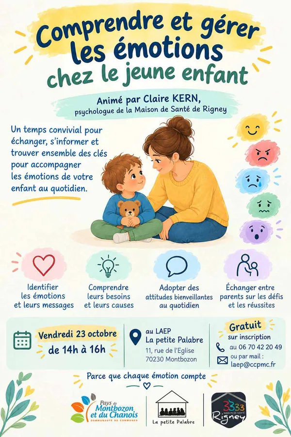 Comprendre les émotions des enfants à Montbozon