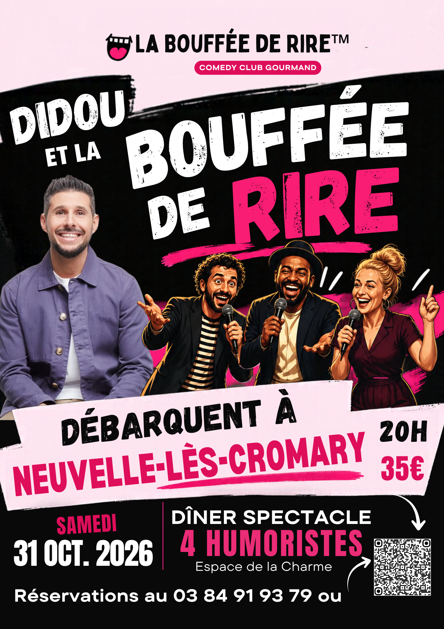 Soirée la bouffée de rire à Neuvelle les Cromary