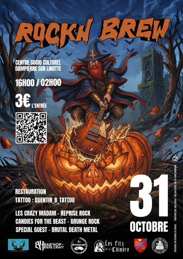 Soirée Rockn Brew à Dampierre sur Linotte
