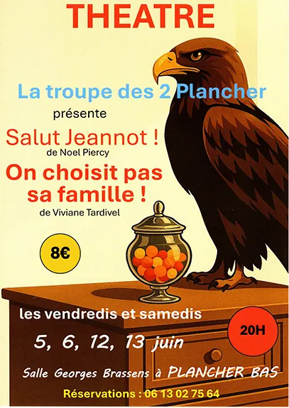 Théâtre avec La troupe des 2 Plancher