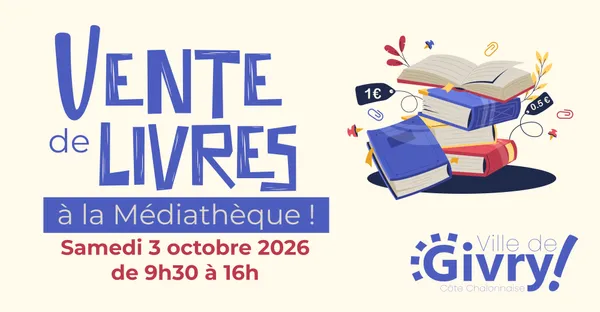 Vente de livres à la Médiathèque !