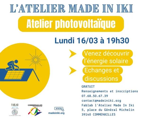 Atelier découverte photovoltaïque