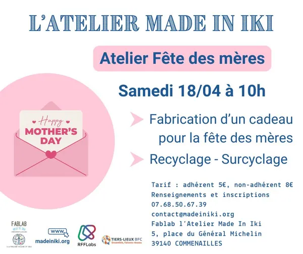 Atelier cadeau Fête des Mères