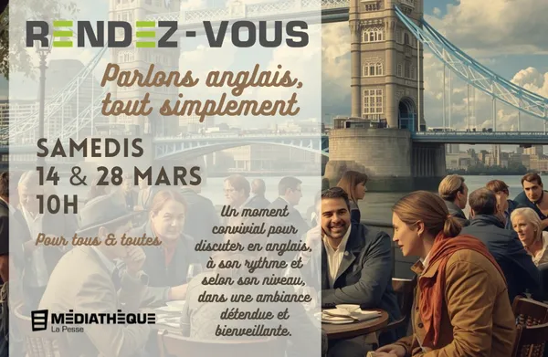 Médiathèque de la Pesse : Discussions en anglais