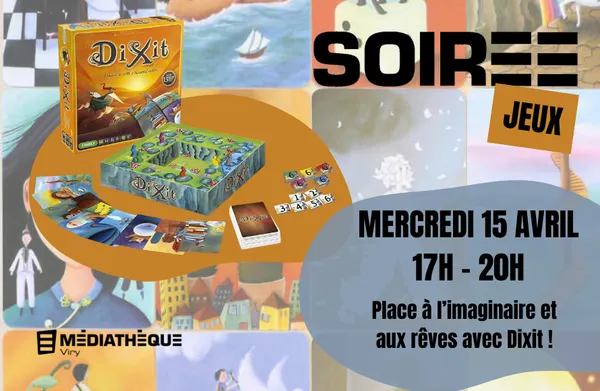 Médiathèque de Viry : Soirée  jeux