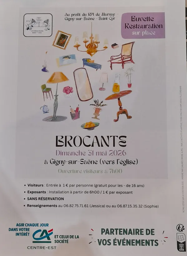 Brocante du RPI Marnay- Gigny - Saint-Cyr