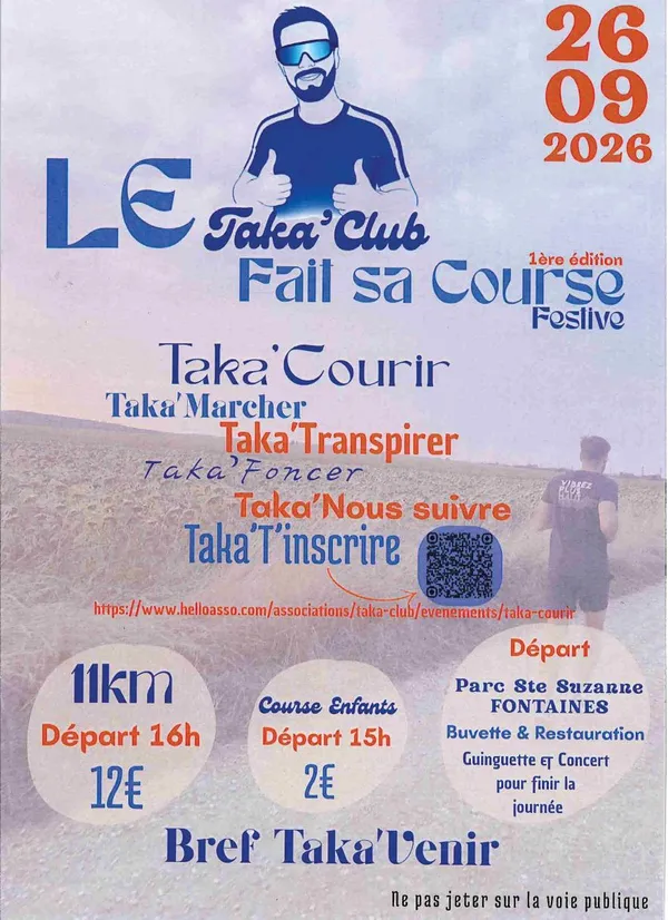 Le Taka'Club fait sa course festive