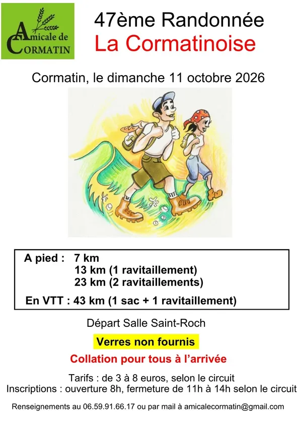 47e Randonnée La Cormatinoise