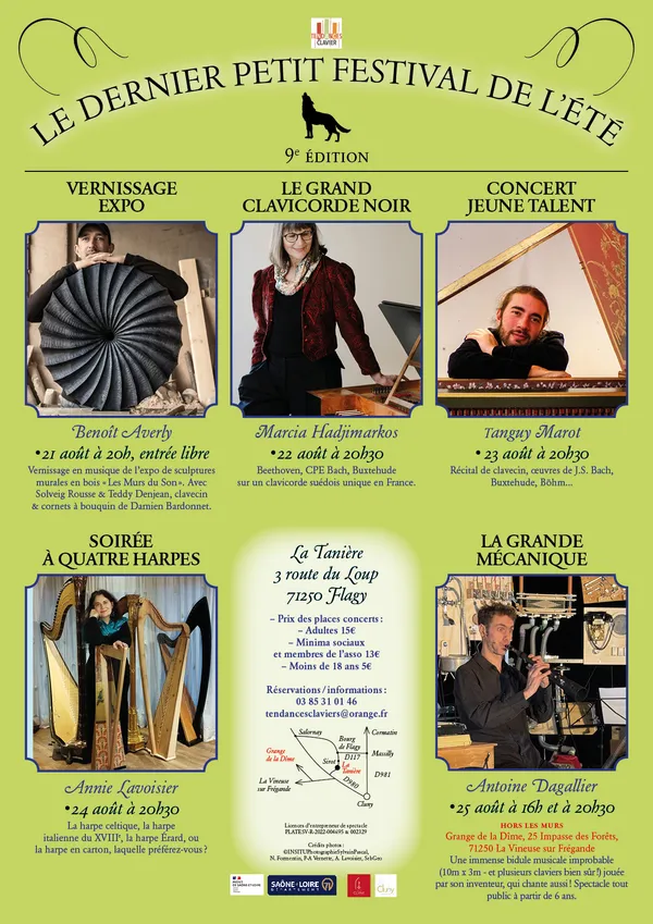 La Soirée à Quatre Harpes avec Annie Lavoisier