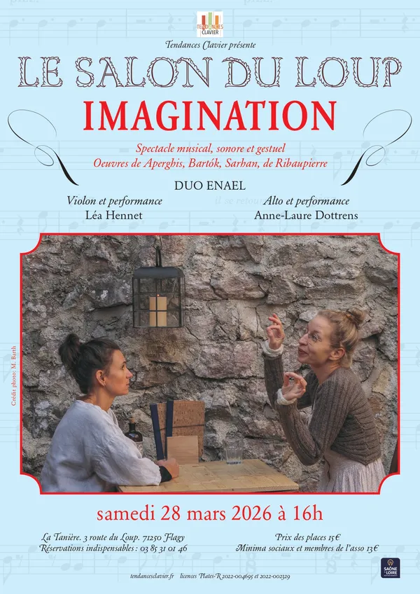 "Imagination" un spectacle insolite pour violon, alto, et performance