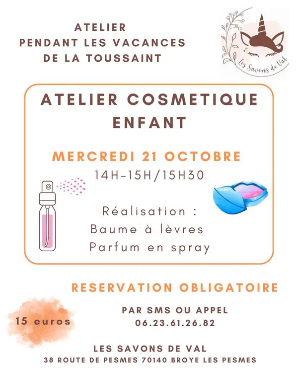 Les Savons de Val : Atelier Cosmétique Enfant