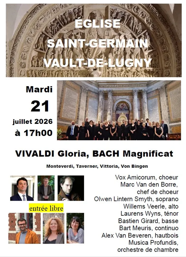 Concert avec le chœur VOX AMICORUM et l’orchestre de chambre MUSICA PROFUNDIS