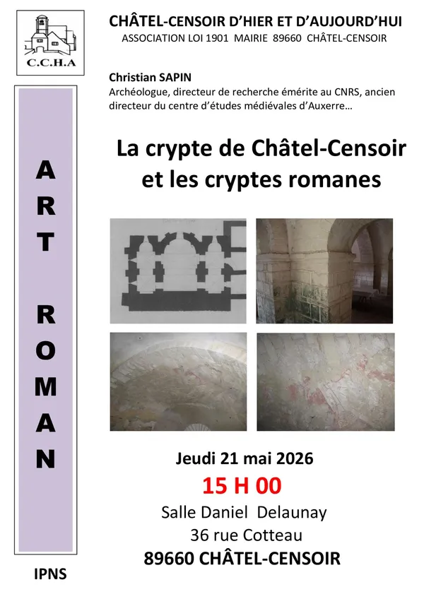 La crypte de Châtel-Censoir et les cryptes romanes