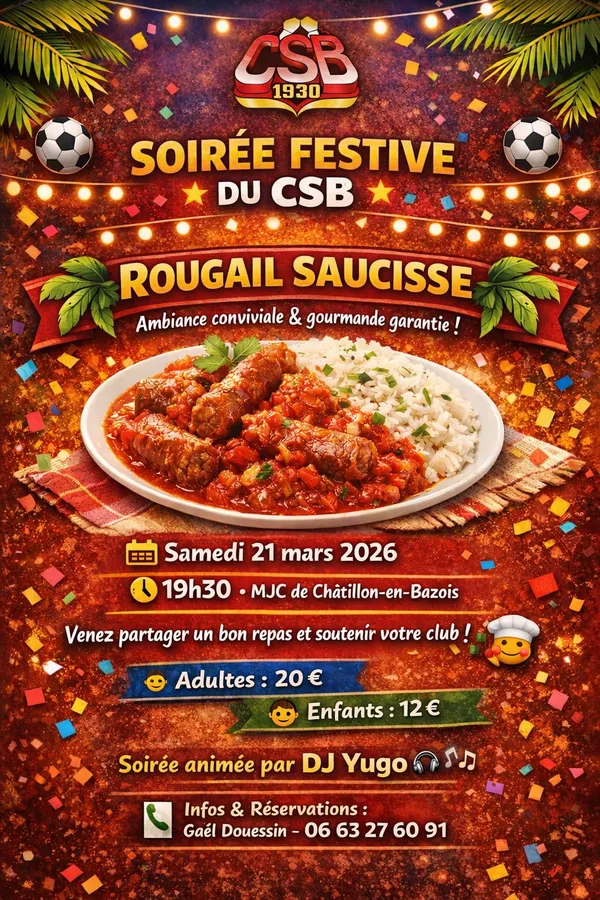Soirée Rougail Saucisse 
