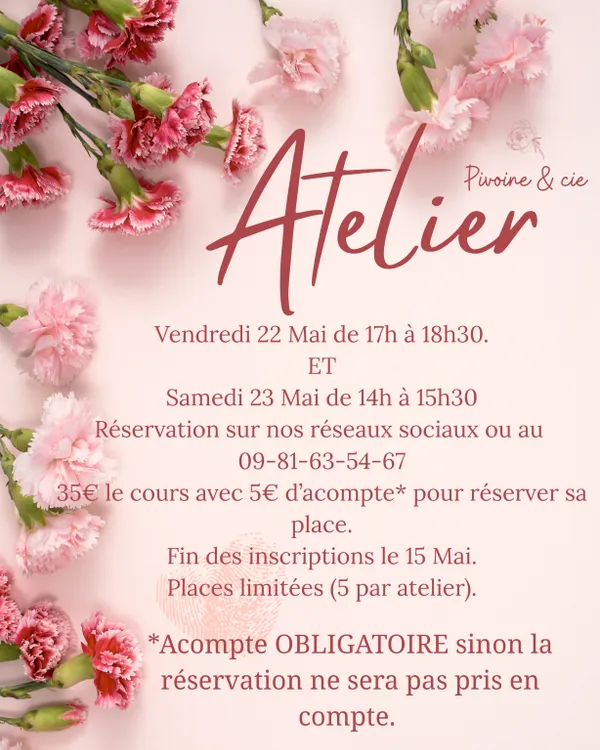 Atelier floral Pivoine & Cie