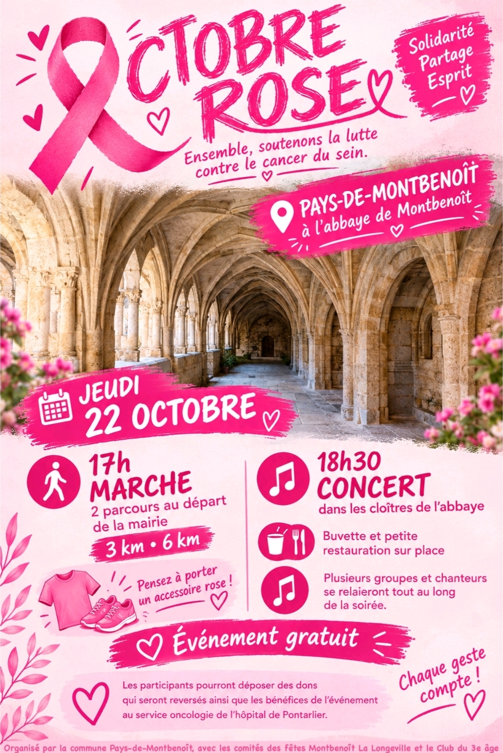 Octobre Rose au Pays de Montbenoît