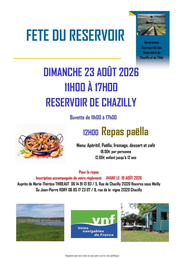 Fête du réservoir- Chazilly