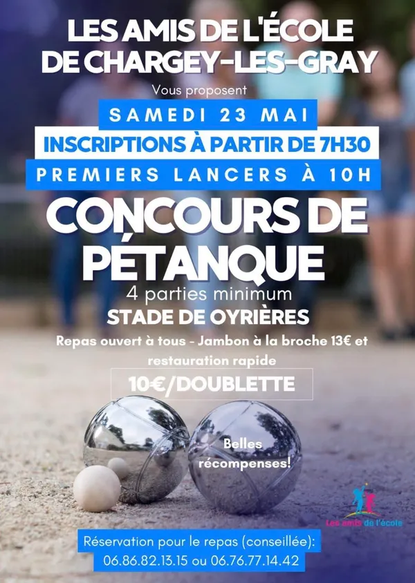 Concours de pétanque 