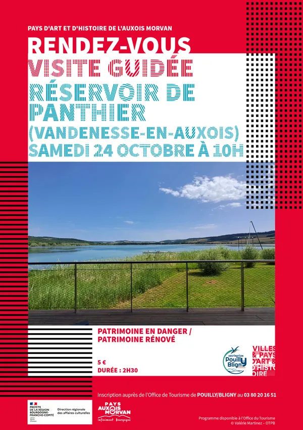 Visite guidée au réservoir de Panthier