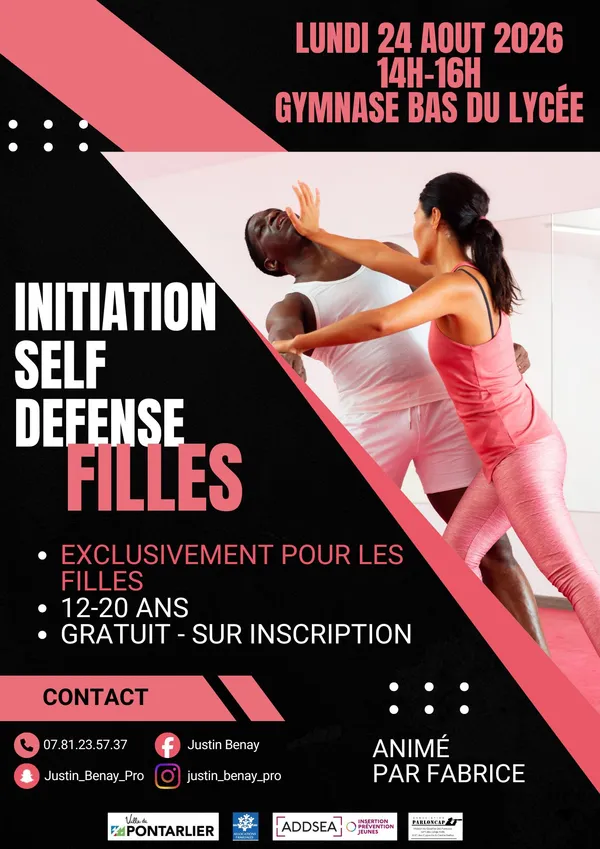 Initiation Self défense filles