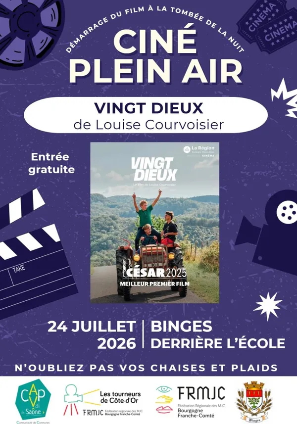 Ciné plein air "Vingt dieux"