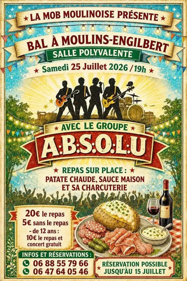Soirée dansante - ANNULÉE EN RAISON DE LA CANICULE