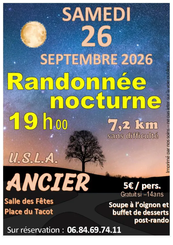 Randonnée nocturne
