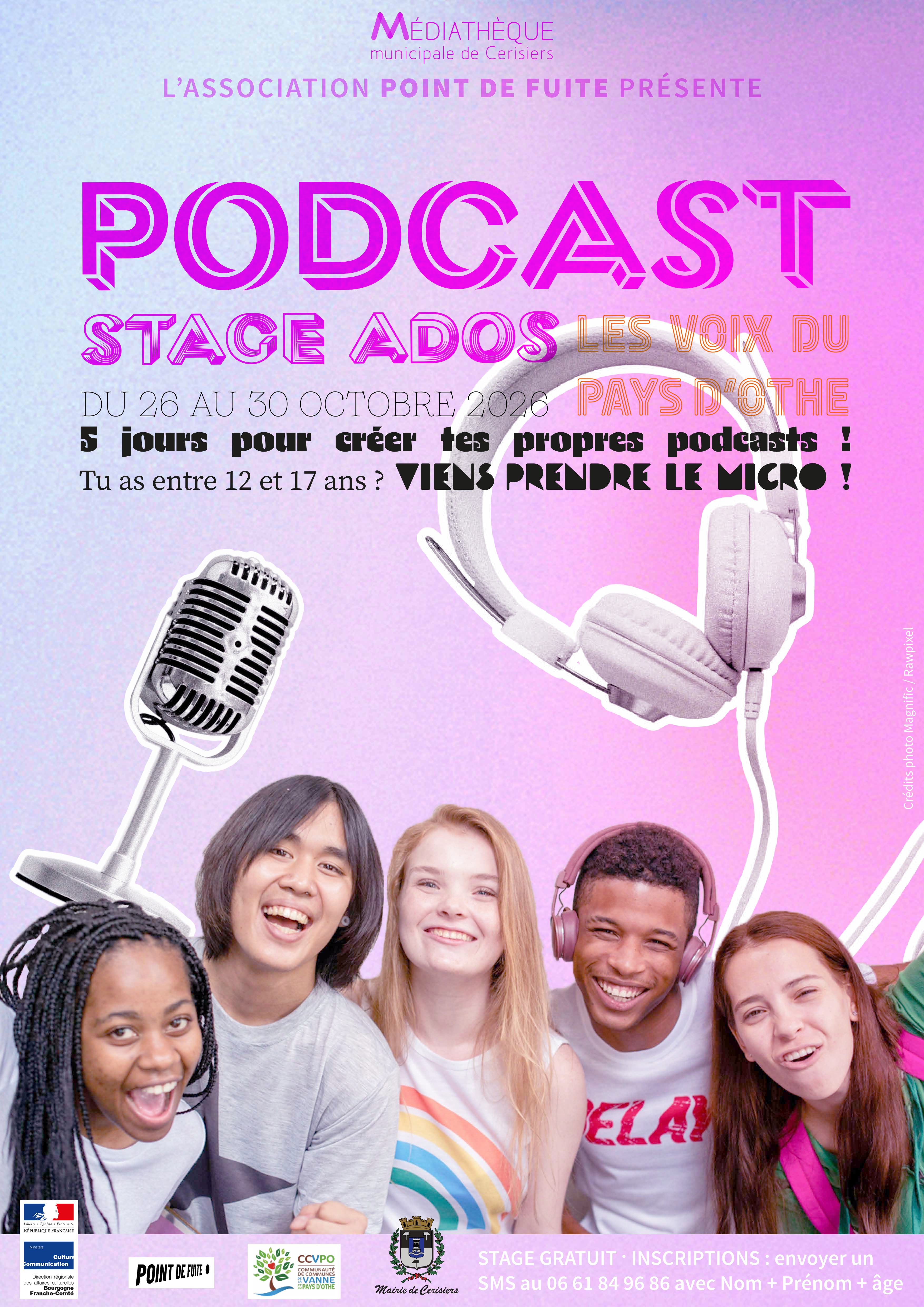 Stage ados : création de podcast