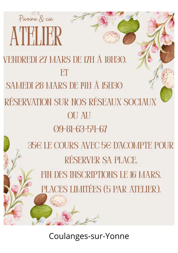 Atelier d'art floral