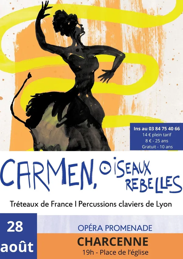 Opéra promenade "Carmen" à Charcenne