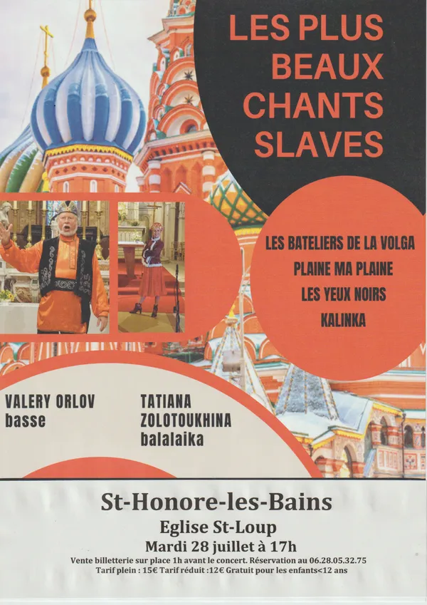 Concert : Les plus beaux chants slaves