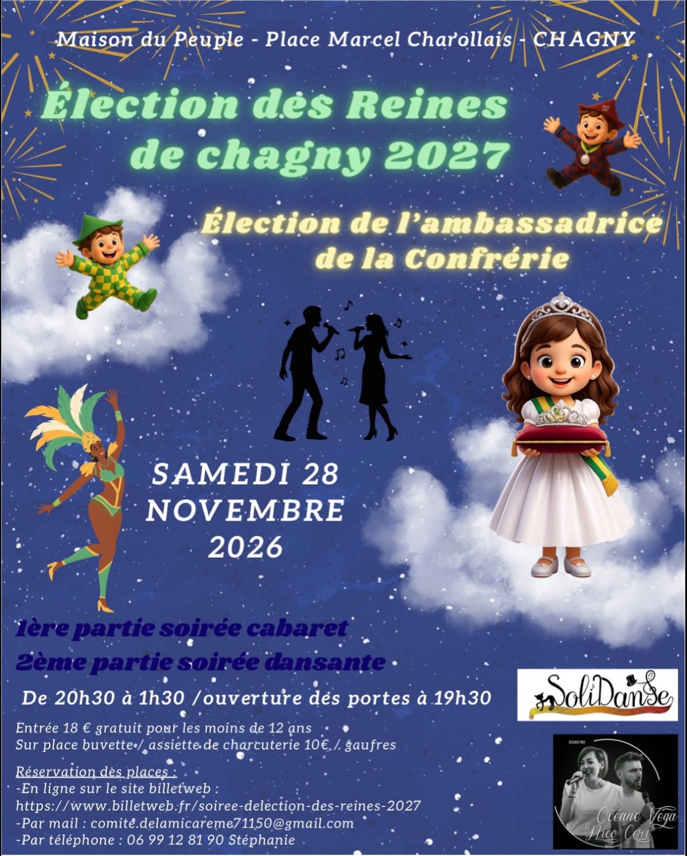 Elections des Reines de Chagny 2027
