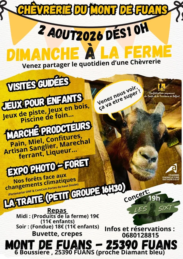 Un Dimanche à la Ferme - Chèvrerie du Mont de Fuans