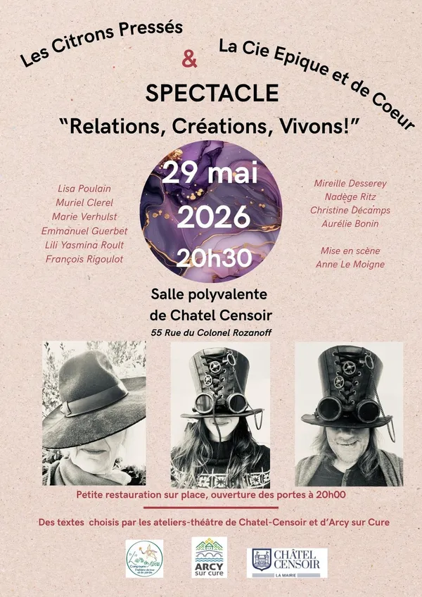 Relations, créations, vivons !