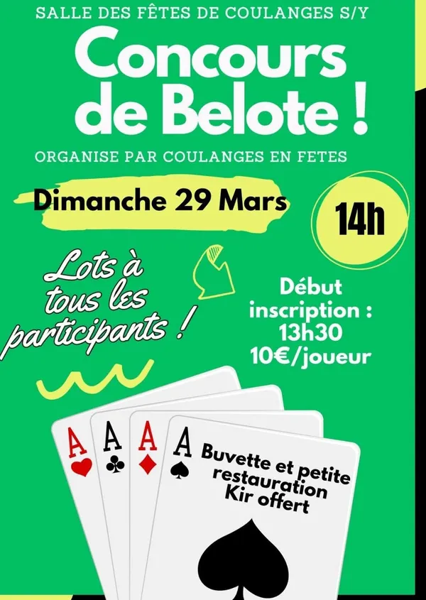 Concours de Belote !