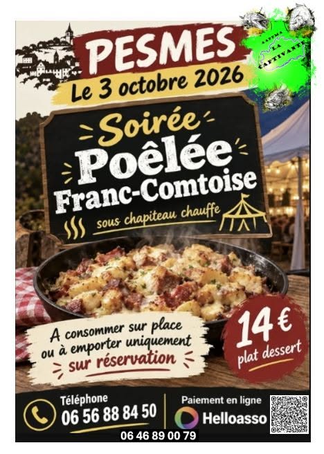 Soirée Poêlée Franc-Comtoise